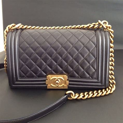 chanel boy gold hardware price|Chanel boys bag size.